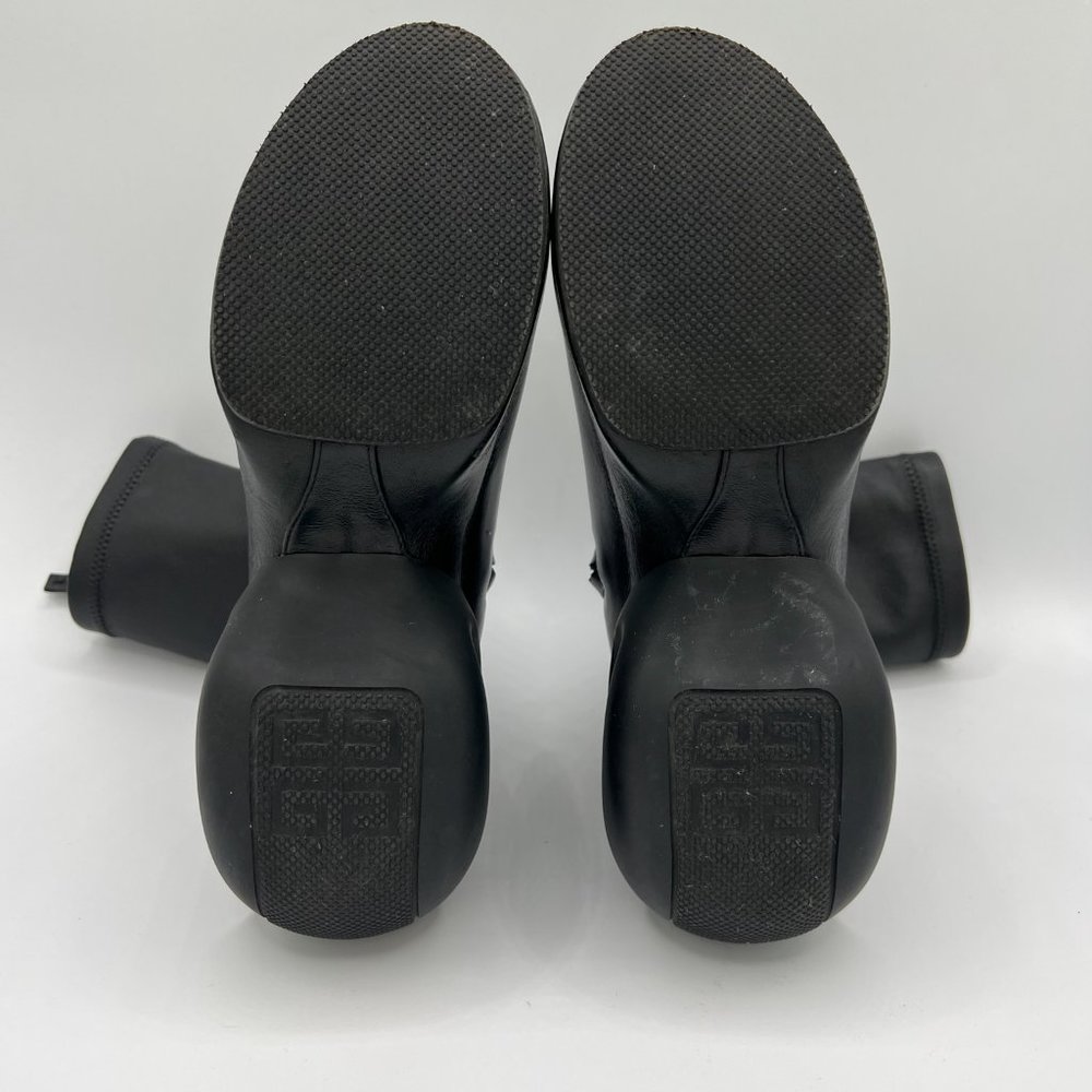 Givenchy G Clog Black Leather Ankle Boots - Size 36, Retail $1,295 - Picture 14 of 16